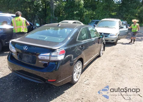 2010 Lexus Hs 250H из США, поврежденный, VIN JTHBB1BA9A2013901